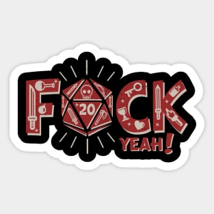 F@CK YEAH Sticker